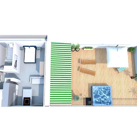 Apartman Il Niro Terrazza - Luxury Apartment With Large Terrace & Pool Loano